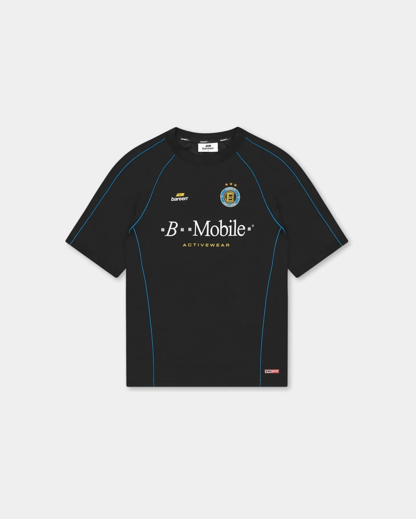 Short Sleeve Football Jersey, Women - Black