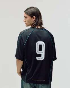Short Sleeve Football Jersey, Men - Black