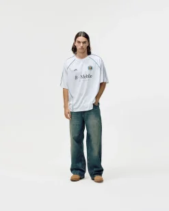 Short Sleeve Football Jersey, Men - White