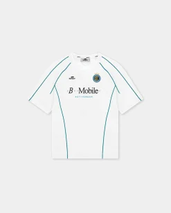 Short Sleeve Football Jersey, Men - White