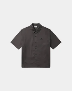 Short Sleeve Shirt, Men - Stone Grey