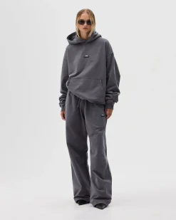 Straight Leg Sweatpants, Women - Logo 3.0 - Dark Grey