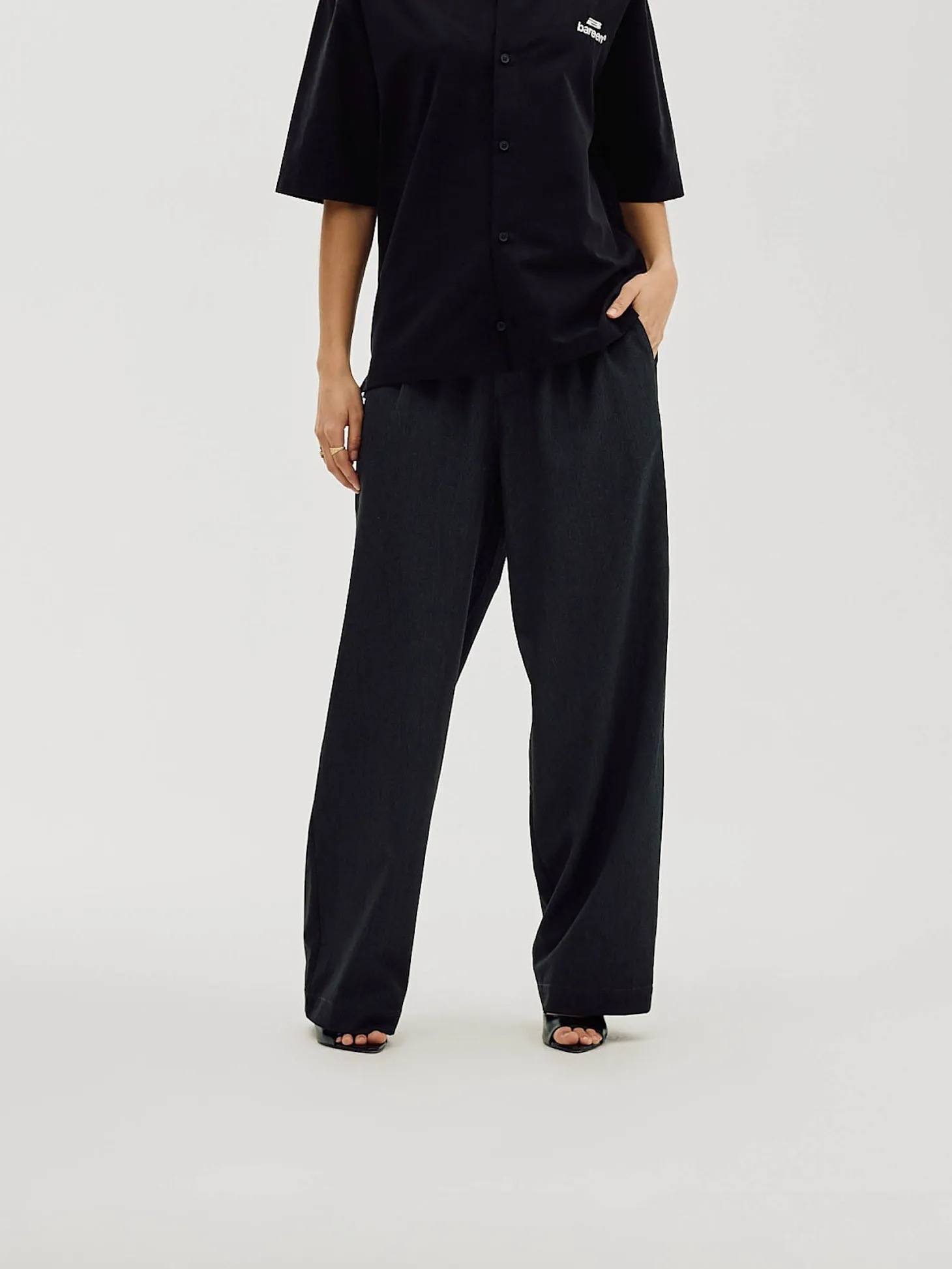 Suit Pants, Women - Stone Grey