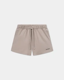 Sweat Shorts - Logo, Men - Mocha
