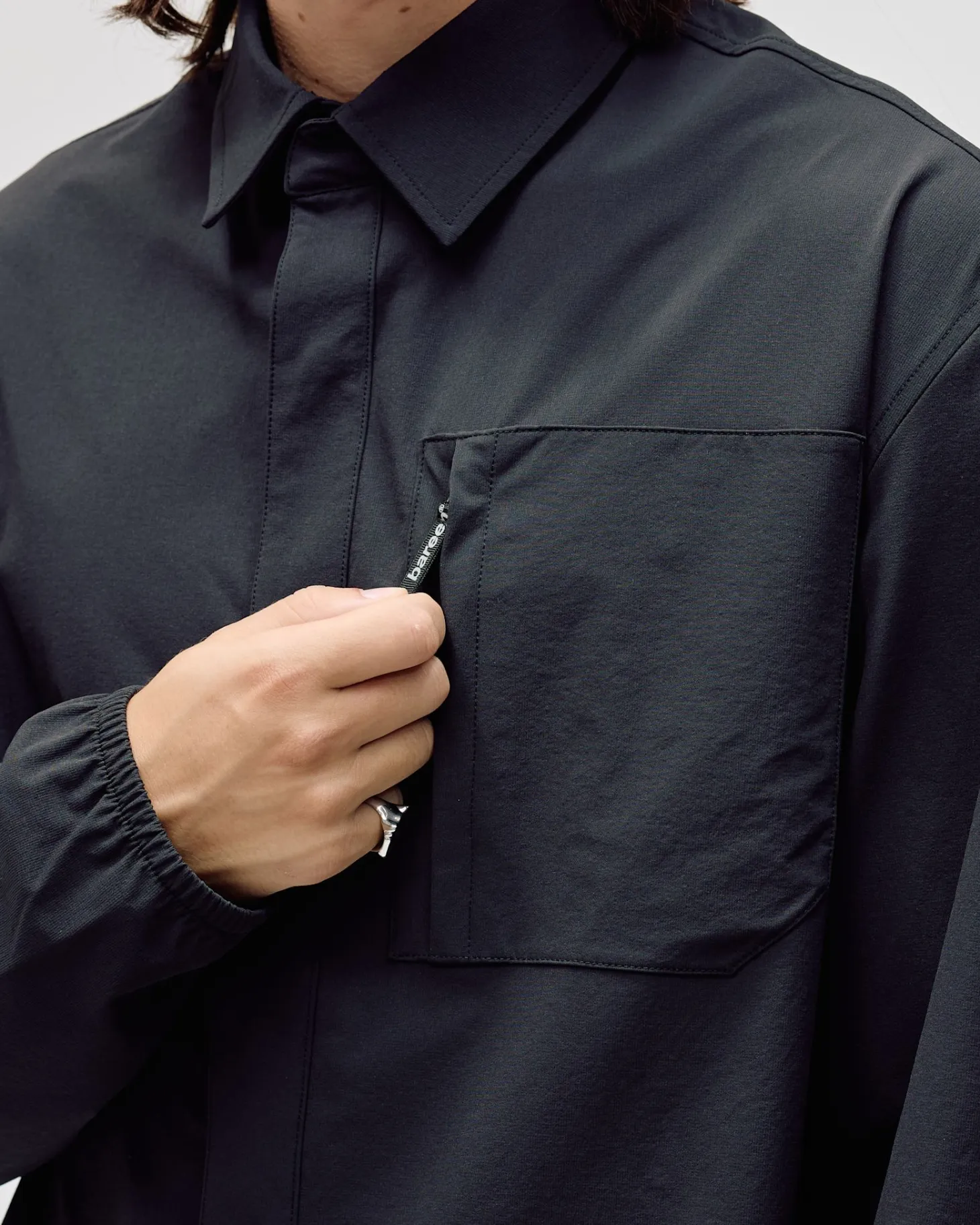 Technical Overshirt, Men - Black