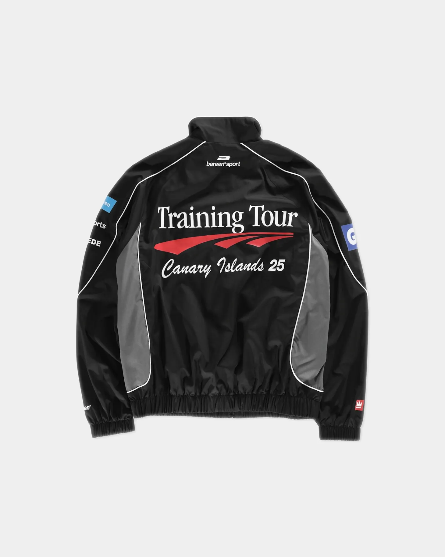 Track Jacket, men - Training Tour - Black / Grey