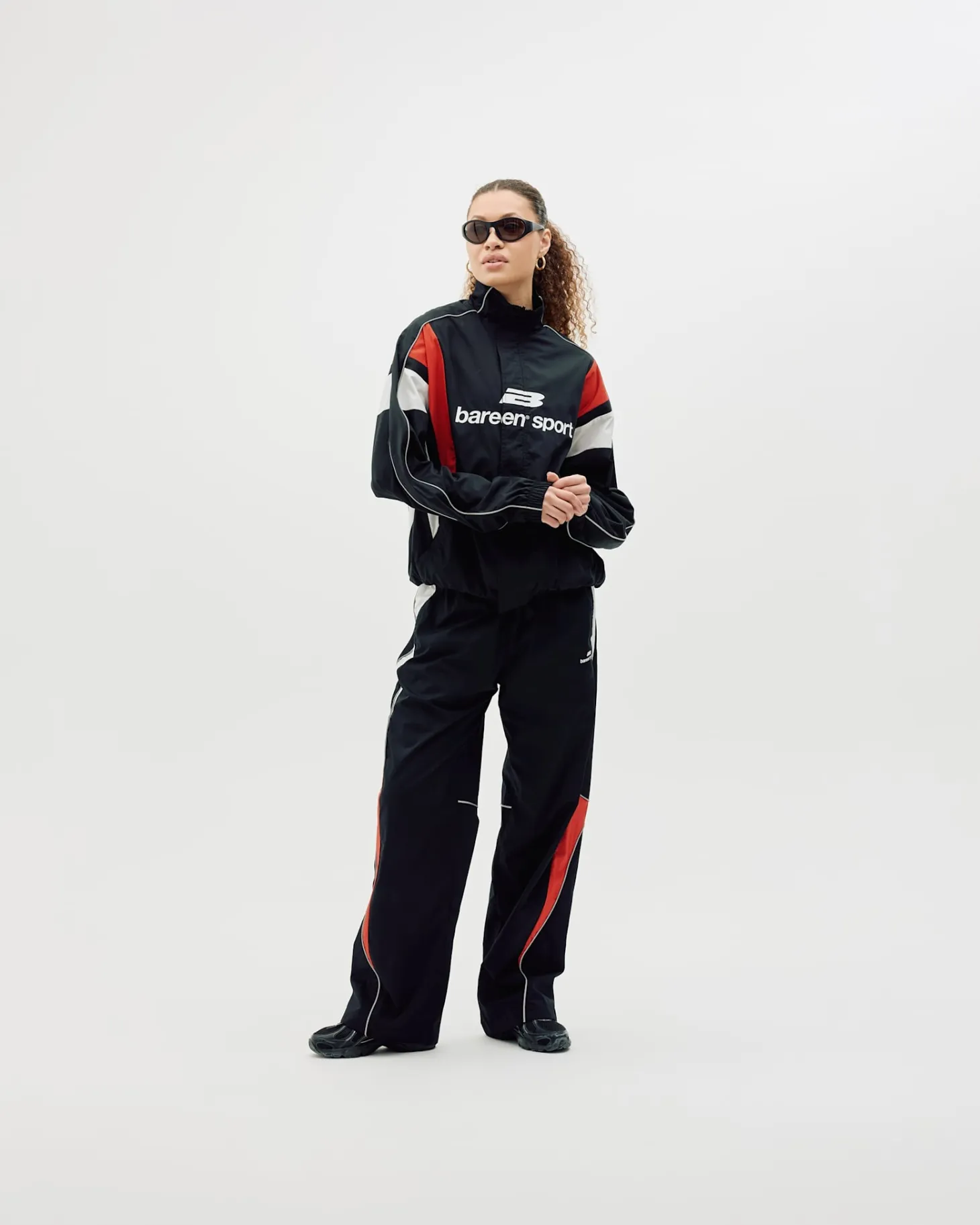 Track Jacket 2.0, Women - Black / Red / White