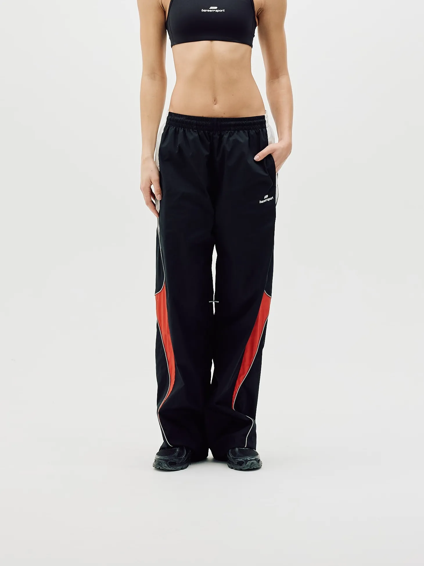 Track Pants 2.0, Women - Black / Red / White