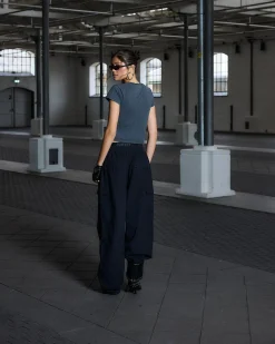 Vintage Cargo Pants, Women - Black