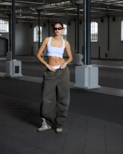 Vintage Cargo Pants, Women - Green