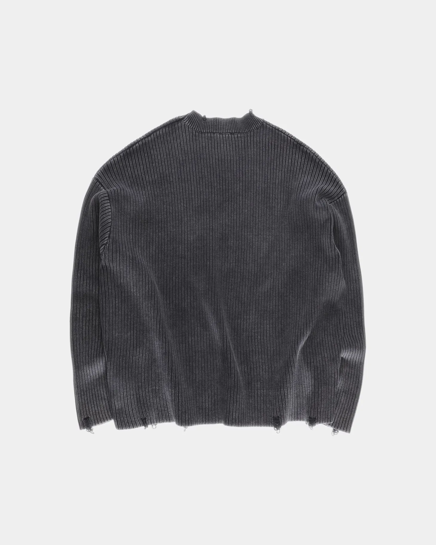 Vintage Knit Sweater, Men - Stone Black
