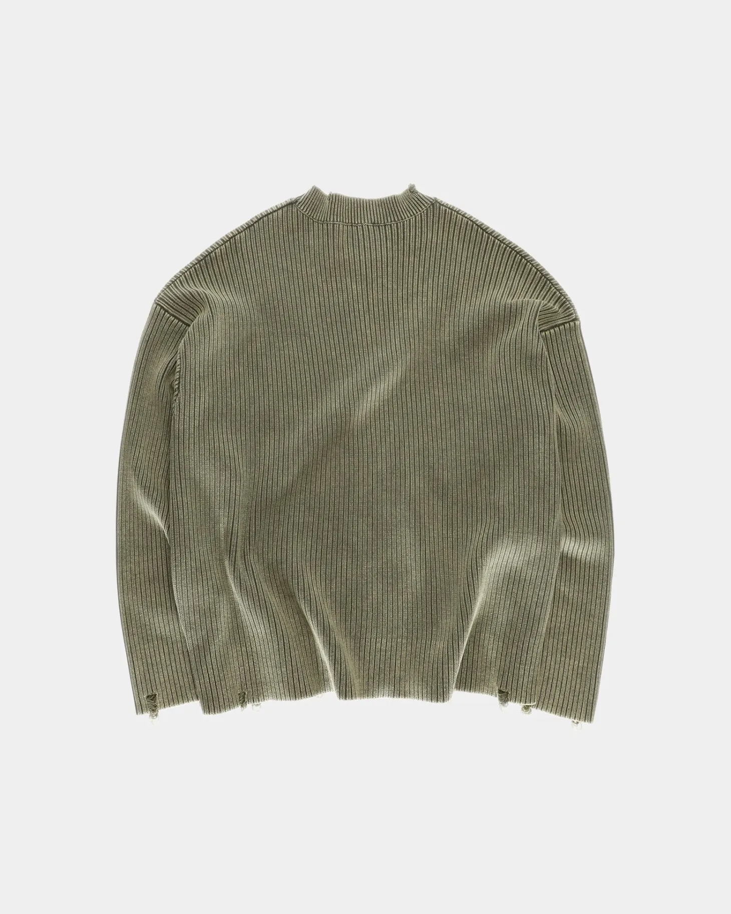 Vintage Knit Sweater, Men - Stone Green