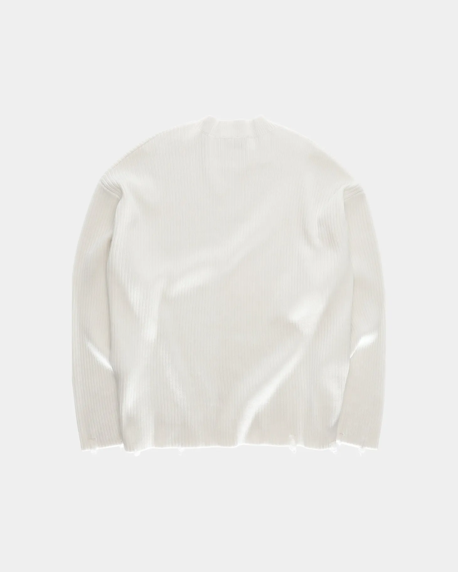 Vintage Knit Sweater, Men - White