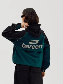 Windbreaker, Women - Black / Dark Teal