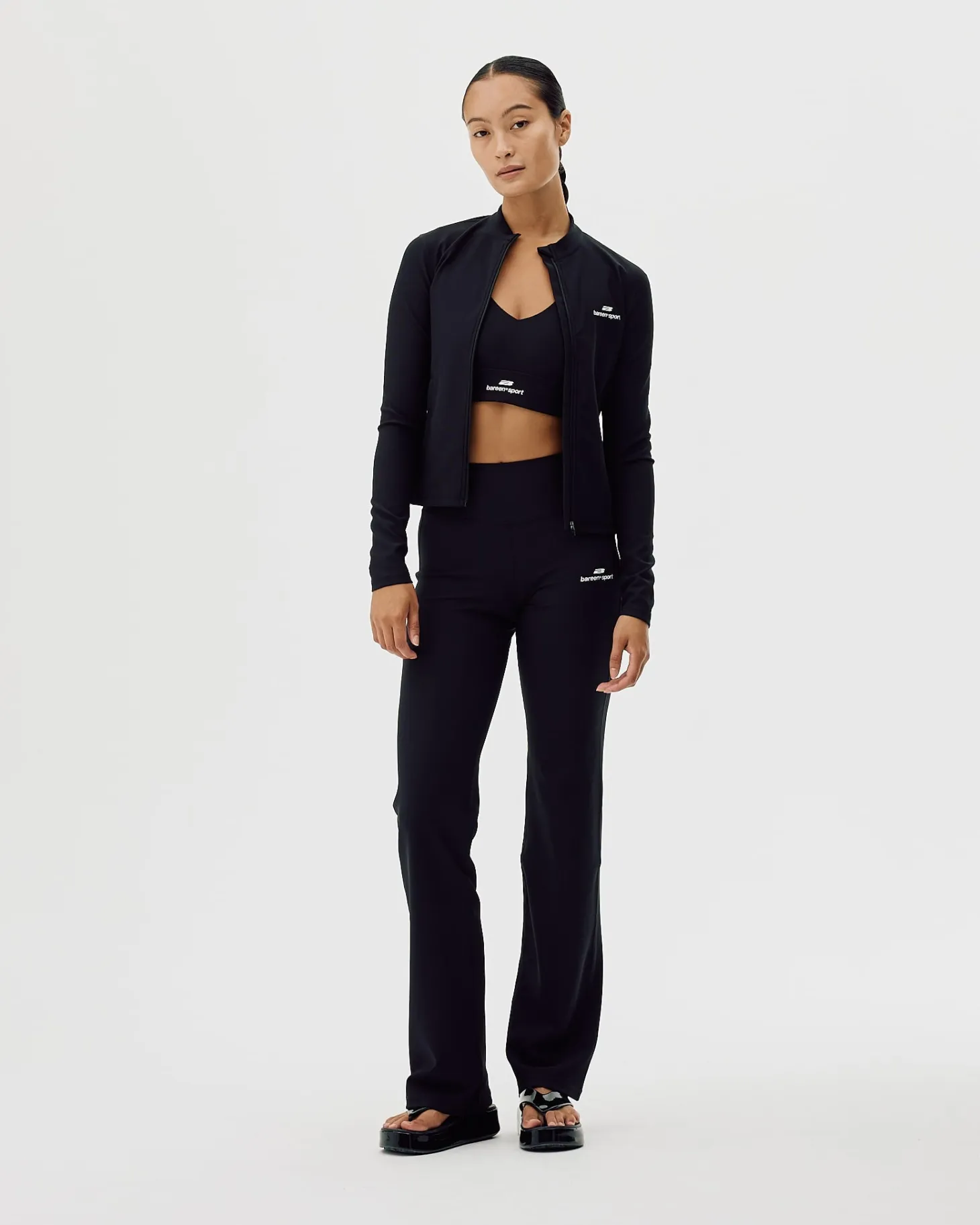 Women's Active Long Sleeve Full Zip - Black Onyx