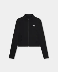 Women's Active Long Sleeve Full Zip - Black Onyx