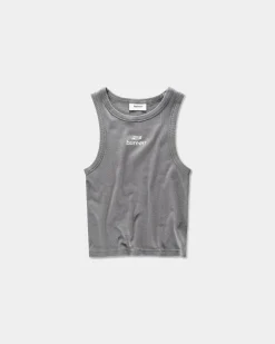 Women's Cropped Tank Top - Vintage Drop 2.0 - Eiffel Tower