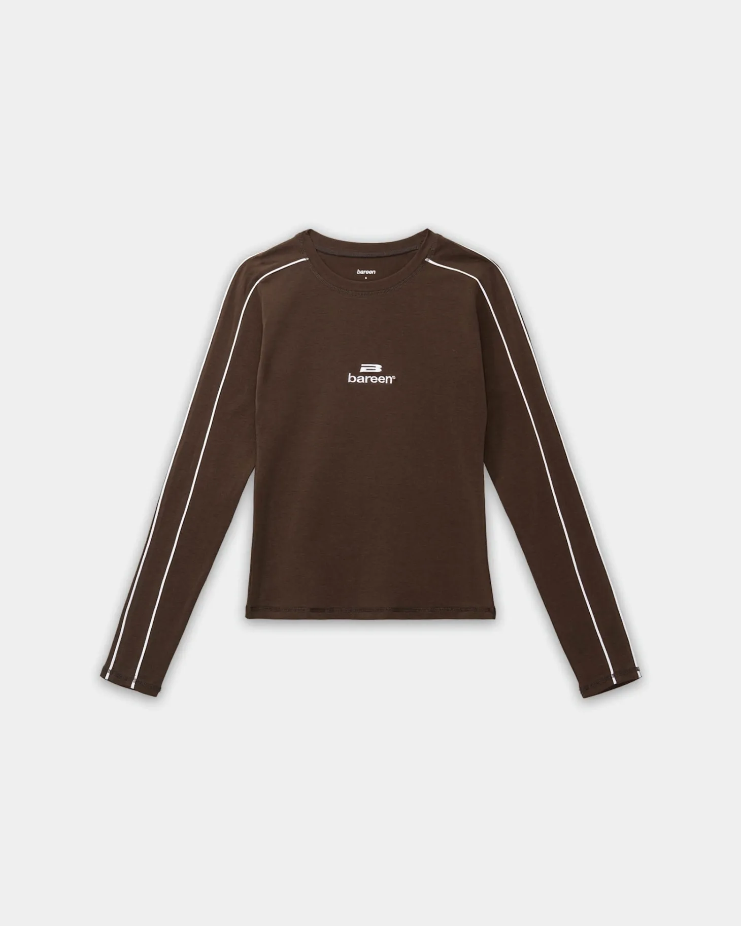 Women's Logo Stretch Long Sleeve - Brown