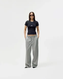 Women's Logo Stretch T-shirt - Black