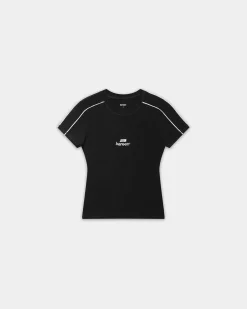 Women's Logo Stretch T-shirt - Black