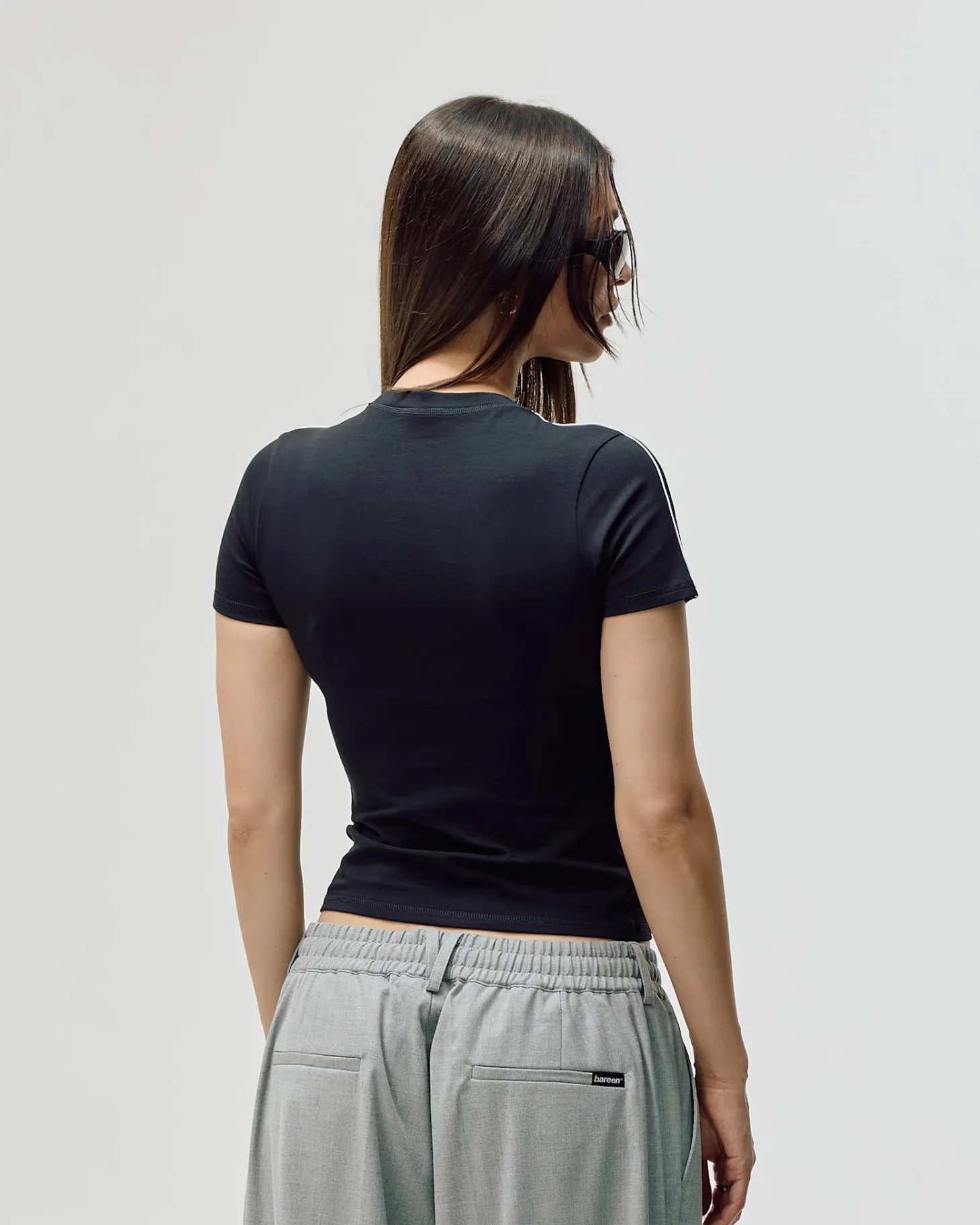 Women's Logo Stretch T-shirt - Black