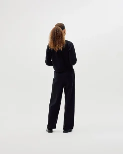 Women's Track Lounge Jacket - Black