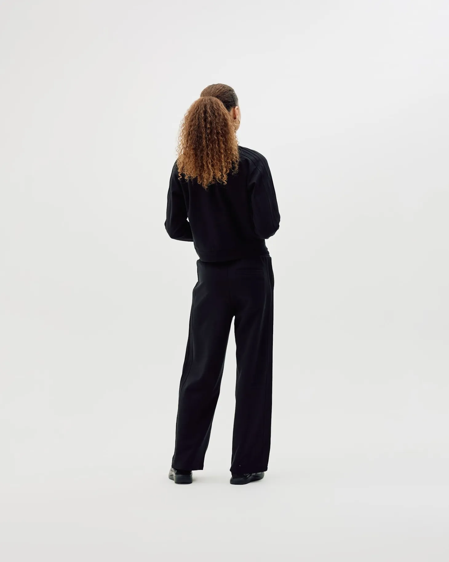 Women's Track Lounge Jacket - Black