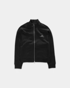 Women's Track Lounge Jacket - Black