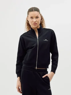 Women's Track Lounge Jacket - Black