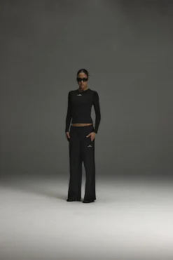 Women's Track Lounge Pants - Black